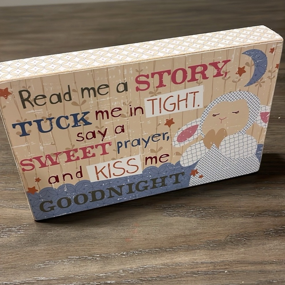 Praying Lamb Box Sign - Picture 8 of 11